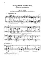 Béla Bartók: 15 Hungarian Peasant Songs (noty na klavír)