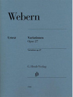 Anton Webern: Variationen Op. 27 (noty na klavír)