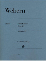 Anton Webern: Variationen Op. 27 (noty na klavír)