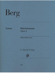 Alban Berg: Klaviersonate Opus 1 (noty na klavír)