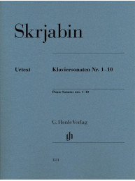 A.N. Skrjabin: Piano Sonatas Nos. 1-10 (noty na klavír)