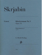 A.N. Skrjabin: Piano Sonata No.5 Op.53 (noty na klavír)