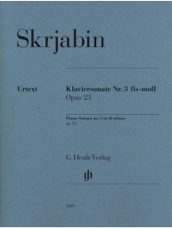 A.N. Skrjabin: Piano Sonata No.3 in F Sharp minor Op.23 (noty na klavír)