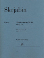 A.N. Skrjabin: Piano Sonata No.10 Op.70 (noty na klavír)