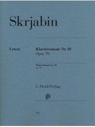 A.N. Skrjabin: Piano Sonata No.10 Op.70 (noty na klavír)