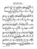 A.N. Skrjabin: Piano Sonata No.1 F Minor Op.6 (noty na klavír)