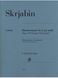 A.N. Skrjabin: Klaviersonate Nr. 2 gis-moll op. 19 (noty na klavír)