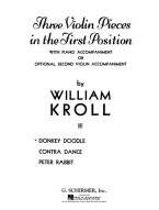 William Kroll: Donkey Doodle (noty na housle, klavír)