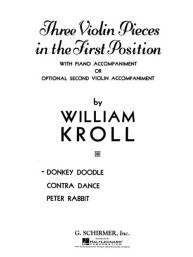 William Kroll: Donkey Doodle (noty na housle, klavír)