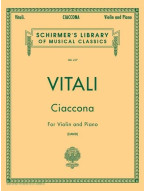 Tomaso Antonio Vitali: Ciaccona (noty na housle, klavír)
