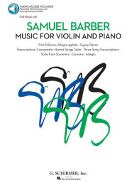Samuel Barber: Music For Violin And Piano (noty na housle, klavír) (+audio)