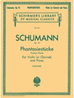 Robert Schumann: Phantasiestucke (noty na housle, klarinet, klavír)