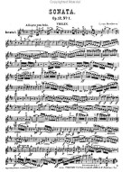 Ludwig van Beethoven: Sonatas For Violin And Piano (noty na housle)