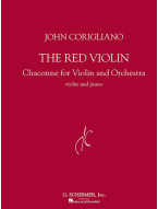 John Corigliano: The Red Violin: Chaconne For Violin And Orchestra (noty na housle, klavír)
