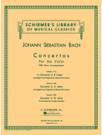 Johann Sebastian Bach: Violin Concerto In E Major (noty na housle, klavír)
