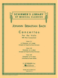 Johann Sebastian Bach: Violin Concerto In E Major (noty na housle, klavír)