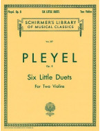 Ignace Pleyel: 6 Little Duets, Op. 8 (noty na 2 housle)