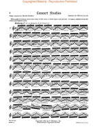 Charles Auguste de Bériot: First 30 Concert Studies, Op. 123 (noty na housle)