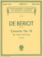 Charles Auguste de Bériot: Concerto No. 9 in A Minor, Op. 104 (noty na housle, klavír)