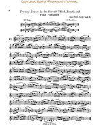 Hans Sitt: Etudes, Op. 32 - Book 2 (noty na housle)