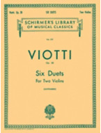 Giovanni Battista Viotti: 6 Duets, Op. 20 (noty na 2 housle)