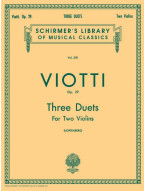 Giovanni Battista Viotti: 3 Duets, Op. 29 (noty na 2 housle)
