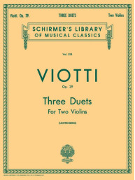 Giovanni Battista Viotti: 3 Duets, Op. 29 (noty na 2 housle)