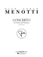 Gian Carlo Menotti: Concerto (noty na housle, klavír)