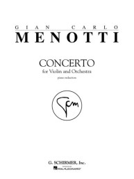 Gian Carlo Menotti: Concerto (noty na housle, klavír)