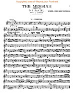 Georg Friedrich Händel: Messiah Oratorio, 1741 - Violin 2 Part (noty na housle)