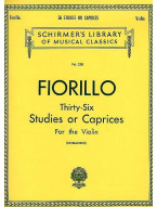 Federigo Fiorillo: 36 Studies or Caprices (noty na housle)