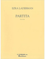 Ezra Laderman: Partita (noty na housle)