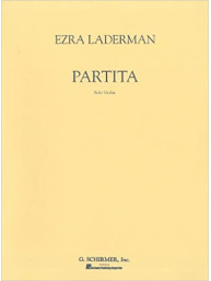 Ezra Laderman: Partita (noty na housle)
