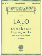 Edouard Lalo: Symphonie Espagnole, Op. 21 (noty na housle, klavír)