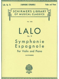 Edouard Lalo: Symphonie Espagnole, Op. 21 (noty na housle, klavír)