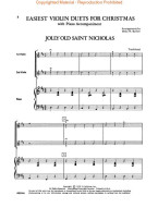 Easiest Christmas Duets - Book 1 (noty na housle, klavír)