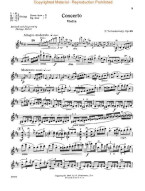 Čajkovskij: Violin Concerto Op.35 (noty na housle, klavír)