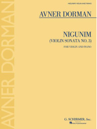 Avner Dorman: Nigunim Violin Sonata No. 3 (noty na housle, klavír)
