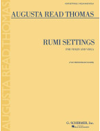 Augusta Read Thomas: Rumi Settings (noty na housle, klavír)