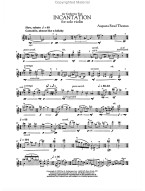 Augusta Read Thomas: Incantation (noty na housle)