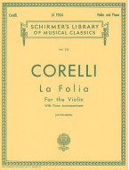 Arcangelo Corelli: La Folia Variations (noty na housle, klavír)