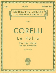 Arcangelo Corelli: La Folia Variations (noty na housle, klavír)