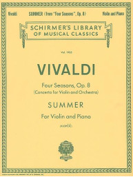 Antonio Vivaldi: Summer From 'Four Seasons' Op.8 (noty na housle, klavír)