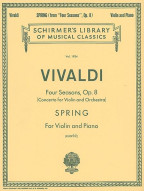 Antonio Vivaldi: Spring From 'Four Seasons' Op.8 (noty na housle, klavír)