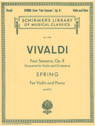 Antonio Vivaldi: Spring From 'Four Seasons' Op.8 (noty na housle, klavír)
