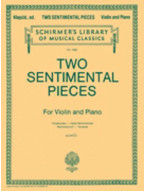 2 Sentimental Pieces (noty na housle, klavír)