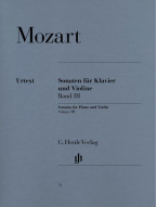 W.A. Mozart: Violin Sonatas 3 (noty na housle, klavír)