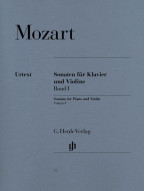 W.A. Mozart: Violin Sonatas 1 (noty na housle, klavír)