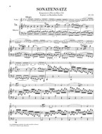 W.A. Mozart: Violin Sonatas - Fragments (noty na housle, klavír)