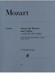 W.A. Mozart: Violin Sonata In E Minor K.304 (noty na housle, klavír)